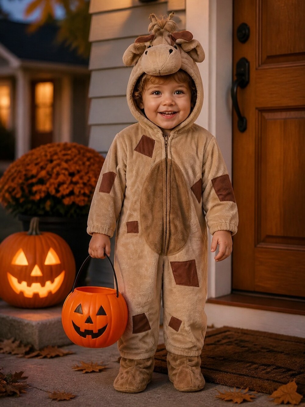 2nd Step Baby 18M Giraffe Costume Plush Hooded Safari Zoo Animal Halloween Play
